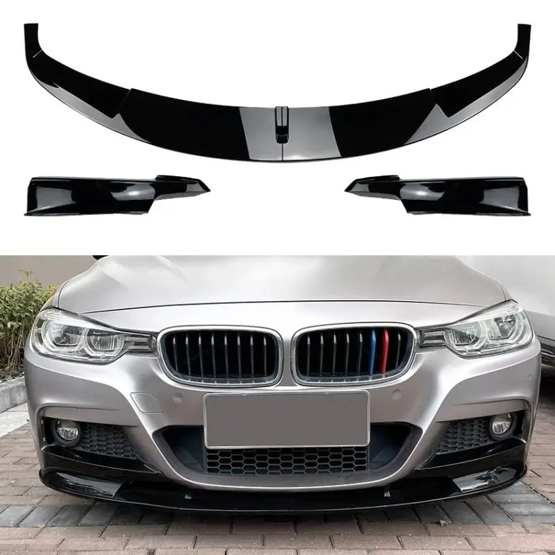 

For 3 Series F30 F31 320i 328i 330i 335i M-Sport 2013-2019 Car Front Bumper Lip Spoiler Diffuser Splitter Accessory Kit Tool