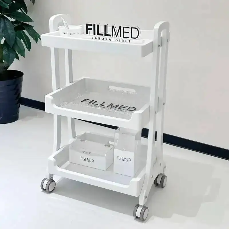 Auxiliary Salon Auxiliary Car with Wheels Trolley Furniture Beech Professional Hairdressing Nail Support Hairdresser Wheels