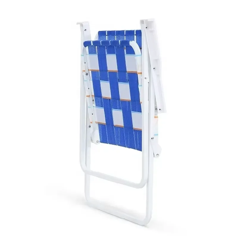 Outdoor Modern Metal Zero Gravity Chair Portable Beach Folding Mesh Lawn Chair with PE Strap