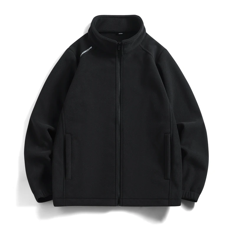 Men's Autumn Winter Casual Fashion Patchwork Hoodie Multi-Pockets Outwear Coat Men Hip Hop Casual Vintage Loose Track Jacket