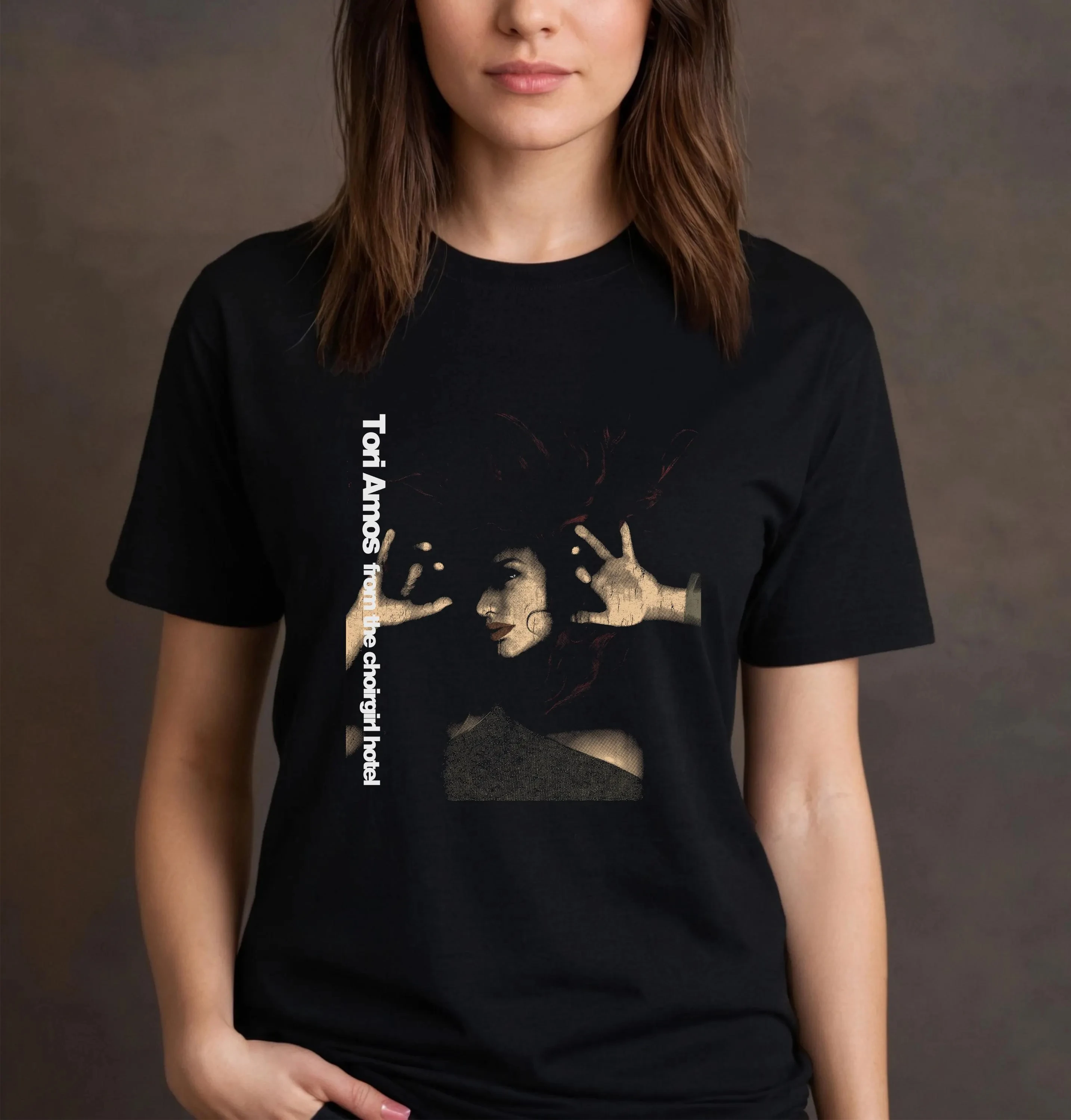 Camiseta retro de Tori Amos "Choir Girl Hotel" | Camiseta con estampado de estilo alternativo de los años 90 para uso diario informal