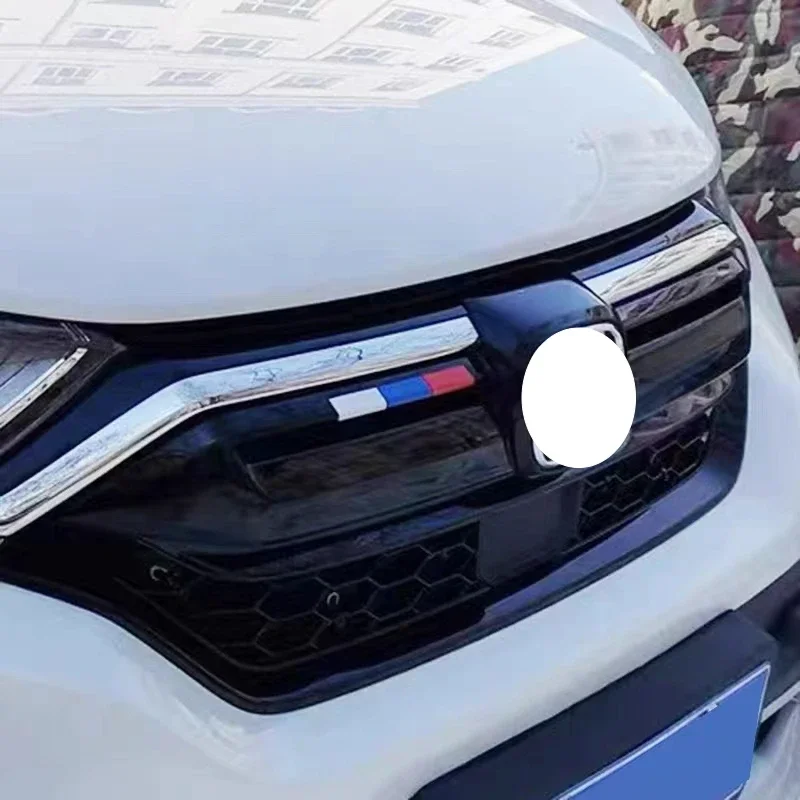 For HONDA CR-V CRV 2021 2022 5th Gen Car Styling Front Grille Trim Light Cover Three Colors Stickers