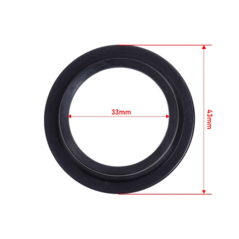 2pcs / 4pcs 33x43x10.5 33*43*10.5 Motorcycle Front Shock Absorber Fork Damper Oil Seal 33 43 Dust Cover Seals Rubber with Spring