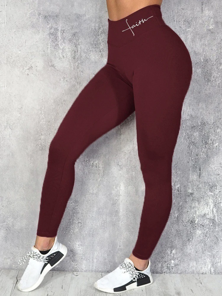 AliExpress BIYABY Letter Embroidery High Waist Yoga Leggings Women Naked Feeling Hip Lifting Fitness Leggings Woman Running Cycling Sports Pants