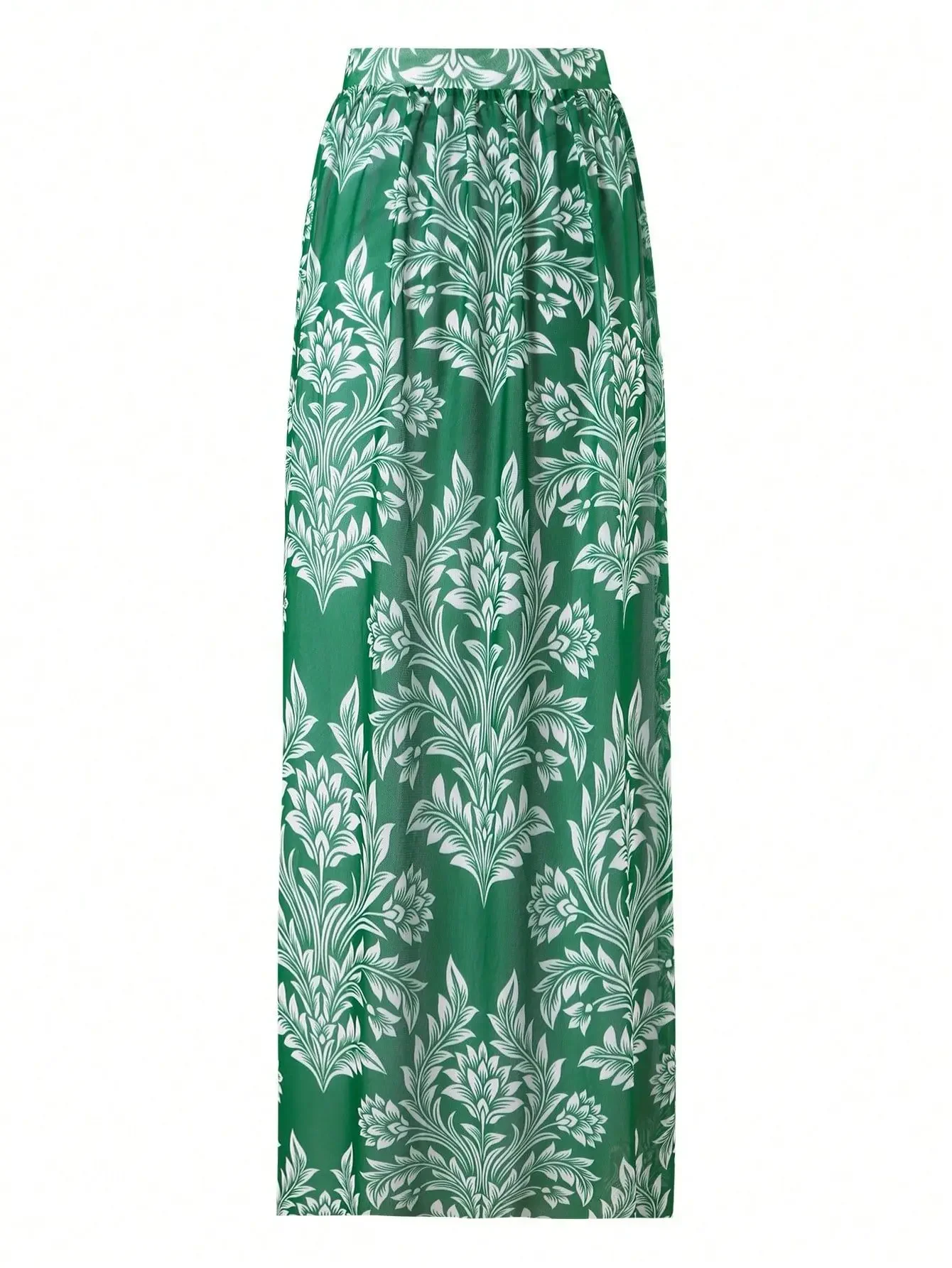 ชุดว่ายน้ำเซ็กซี่สไตล์ฮาวายสำหรับผู้หญิง ฤดูร้อน 2025 แบบดันทรง คอวี แต่งระบาย ผูกเชือก พร้อมผ้าคลุม ชุดว่ายน้ำโมโนกินี