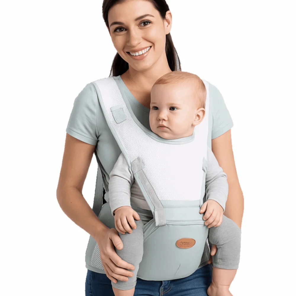 

Newborn Front Holding Baby Carrier Sling Design 360 Ergonomic Carrier Baby Waist Stool Breathable Soft Material