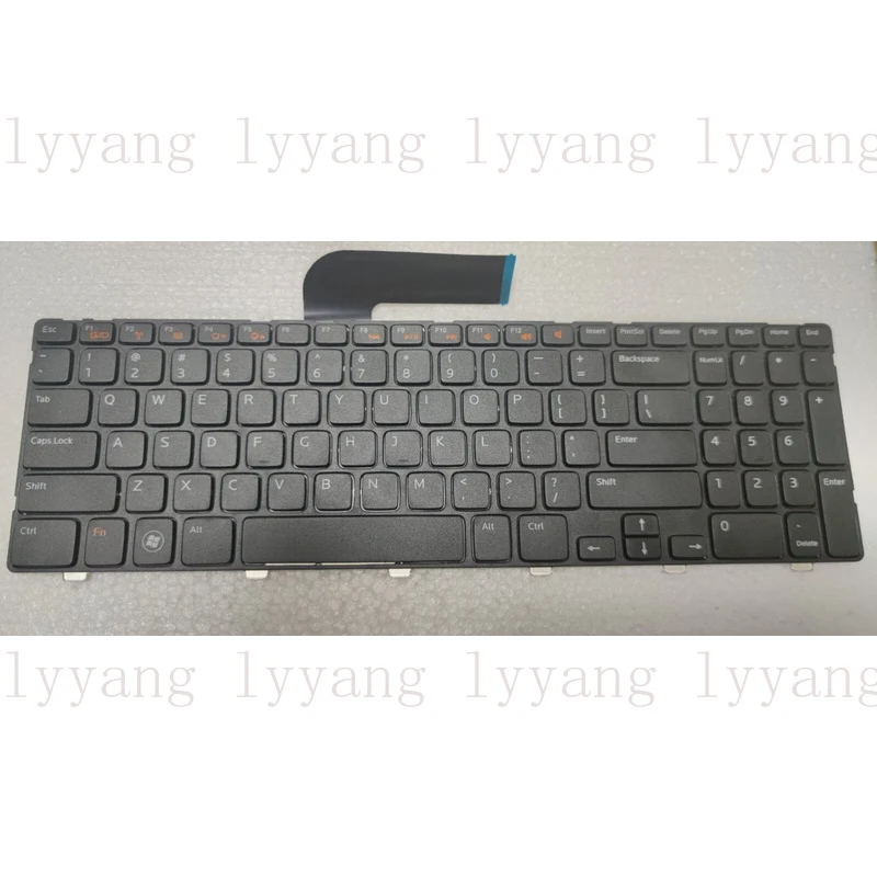 Teclado Original Nuevo para Dell Inspiron 15R N5110 15R M5110 M511R, Color Negro, Distribución Estadounidense