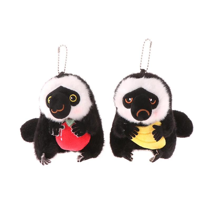 Lindo mono de peluche de dibujos animados para niños, juguete de Animal de peluche suave, muñeco de peluche, encantador colgante de mochila, regalos de cumpleaños