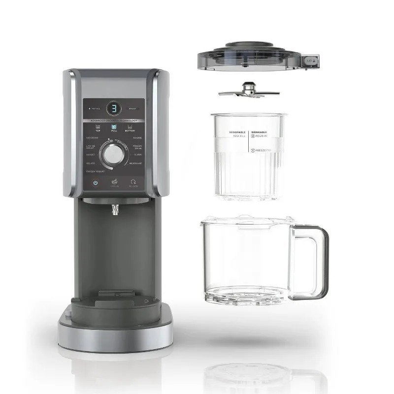 2026 Ice Cream Maker for Home Use Homemade Fruit Ice Cream with Ice Cream Machine 10-in-1 Set