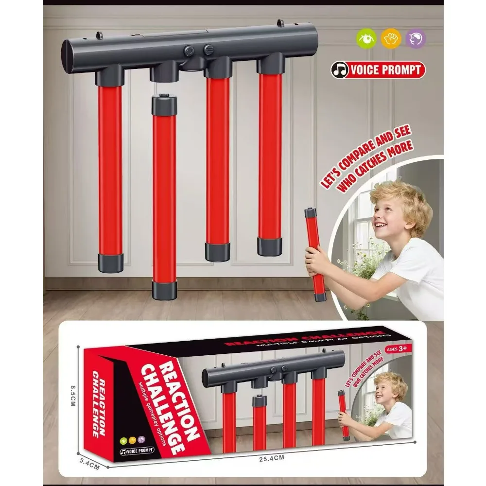 لعبة تحدي السقوط العصي للأطفال، لعبة اصطياد العصا، التدريب على القدرة على رد الفعل، لعبة تعليمية تفاعلية بين الوالدين والطفل
