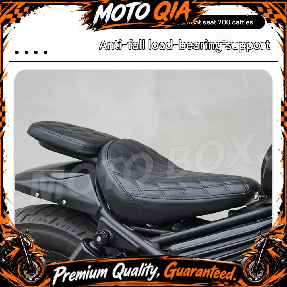 【High Quality​】Fit For Honda Rebel CMX300 CM5X00 Hidden Flippable Passenger Seat Single Cushion Short Tail Accessories