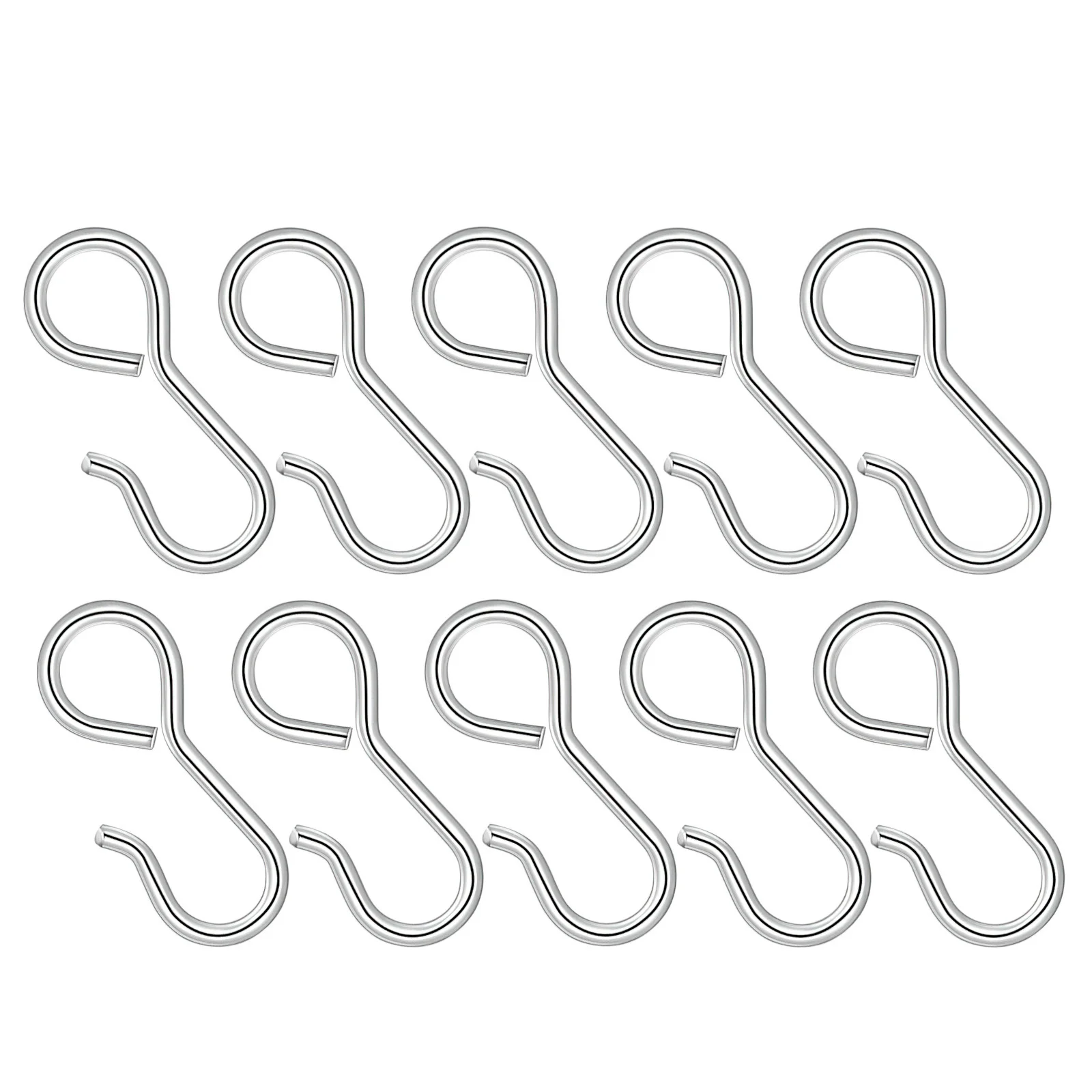 

10PCS Car Seat Cover Hooks 23mm Metal S-hooks Antislip Car Organizers Storage Solution Universal Mounting