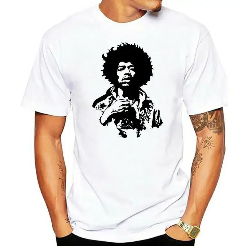 Streetwear New Arrival Oversized Round Collar King Jimmi Hendrix T-Shirt Mens T-Shirt BUIS manga vintage anime clothes harajuku