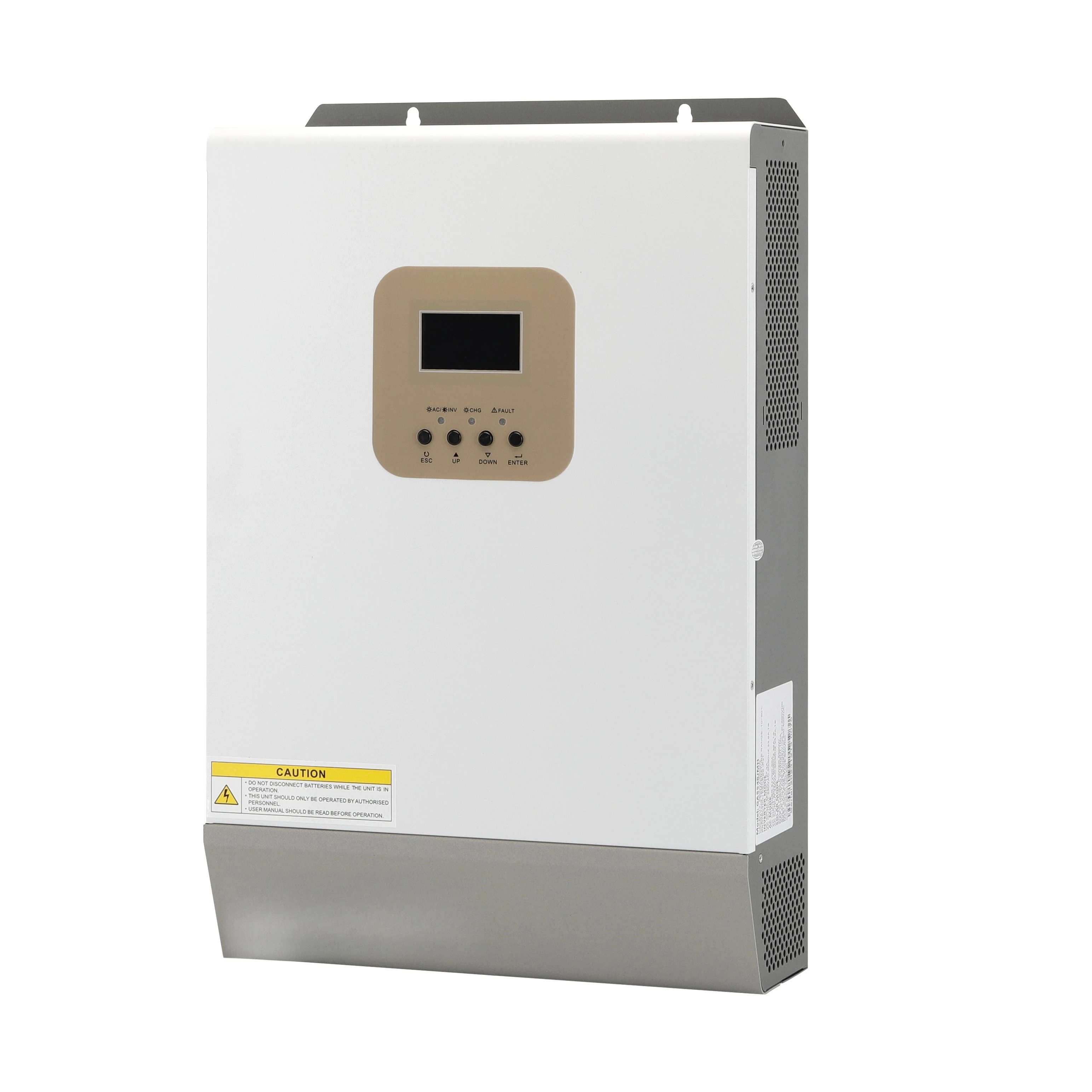 6.2Kw off-grid hybrid solar inverter with 120A  photovoltaic solar controller 120-500VDC sine wave dual AC output WIFI