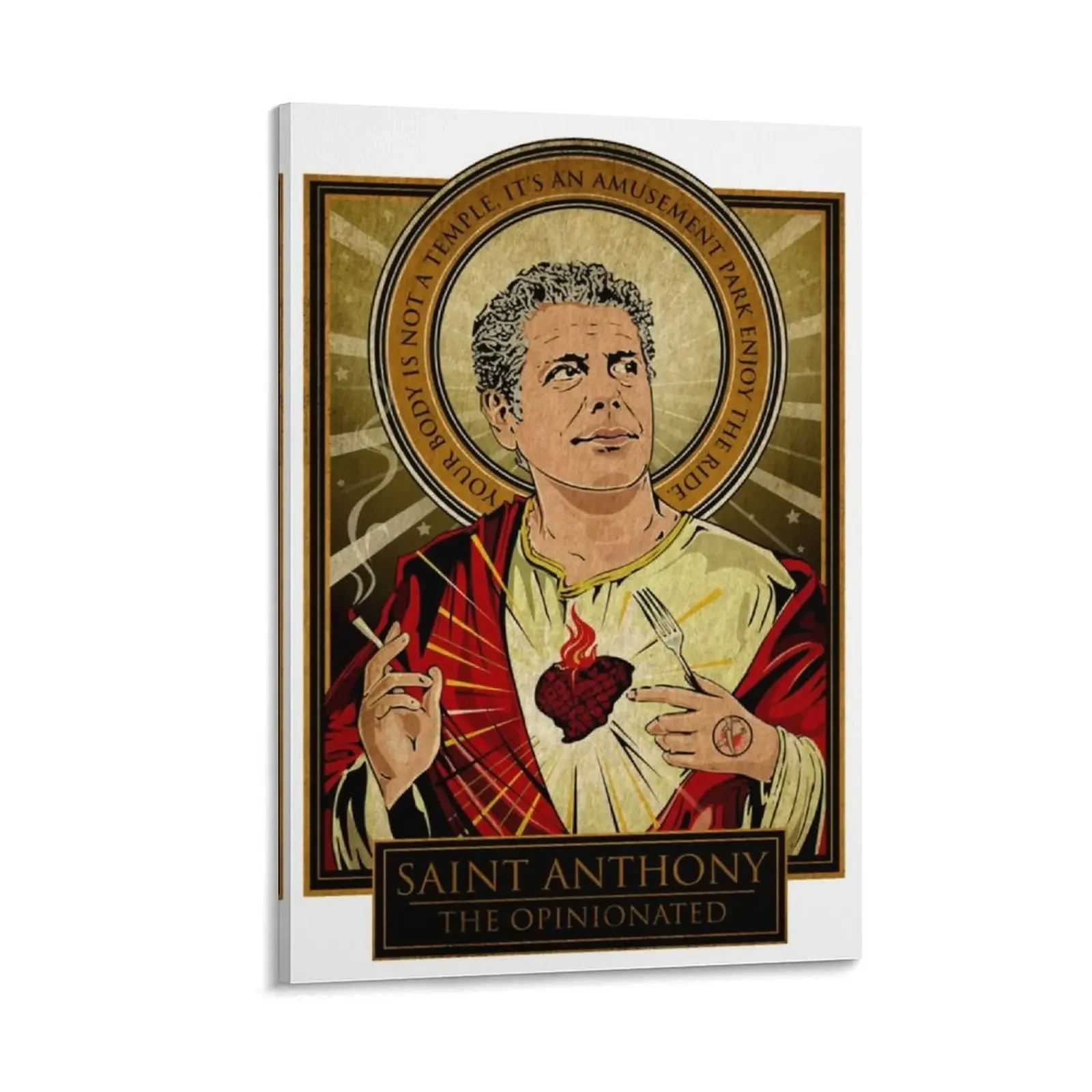 

Saint Anthony - Anthony Bourdain Canvas Painting Picture on the wall Decoration home Paintings