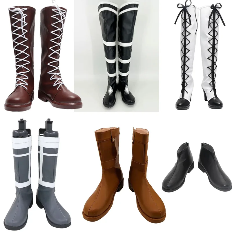 Frieren Anime Funeral Himmel Stark boots Cosplay Lawine Heiter Aura shoes Customized