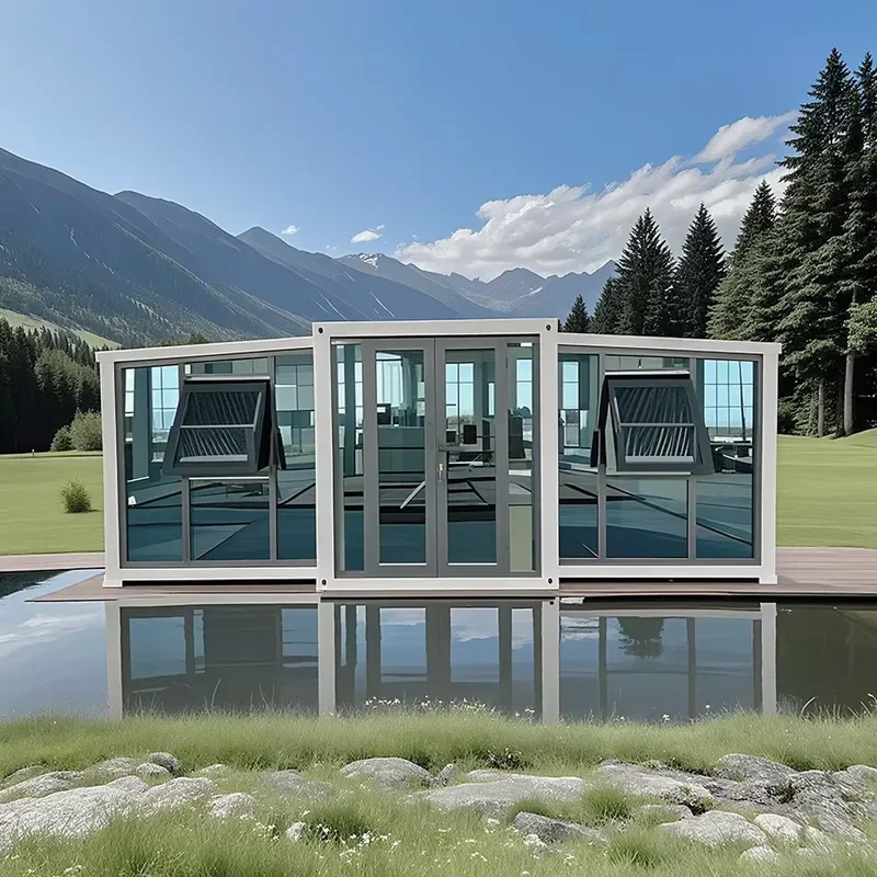 sell like hot cakes Small House Warehouse Prefabricated House for Salepre Fabricated Homes Garden House Resorts Containers