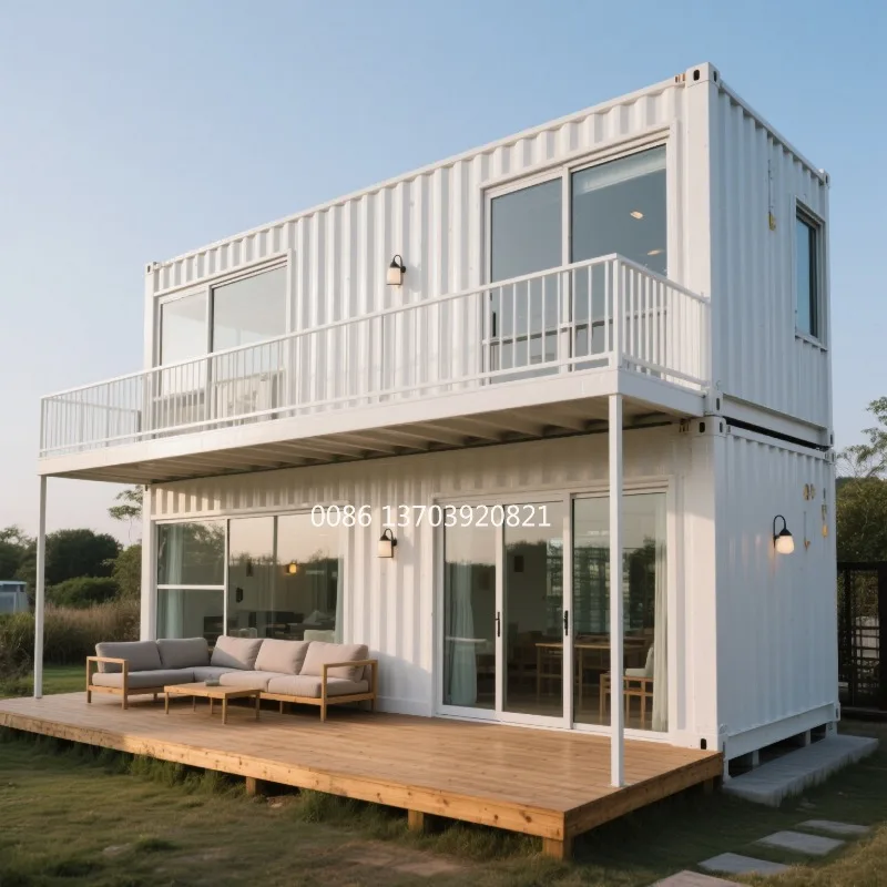 منزل حاوية 3 غرف نوم مكتب حاوية 20 قدم منزل متنقل قابل للطي حاوية شحن 20 بوصة مسبقة الصنع