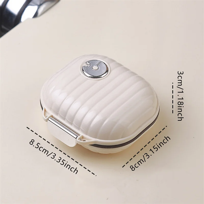 Mini Storage Box Portable Pill Box 7days Travel Multi-Grid Split Package Pills Box Multifunctional Tablets Sealed Jewelry Box