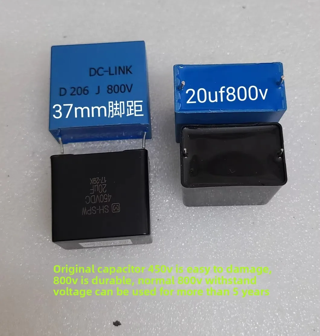1PC Suitable for Daikin inverter air conditioner operating capacitor generation 450V20UF 20uf800v