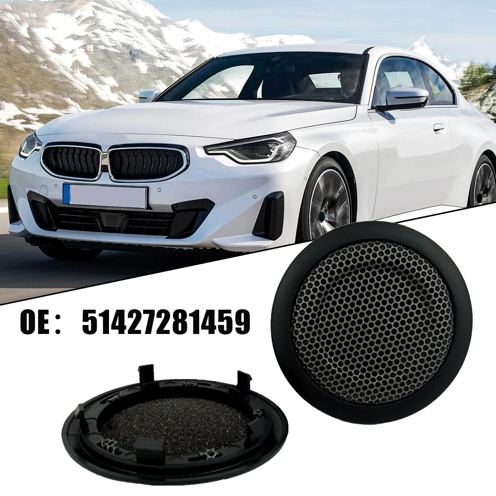 Pair Of Left And Right Black Rear Door Tweeter Speaker Cover High-efficeint Accessories For BMW 1/2/3/4 Series F20 F22 F30 F32