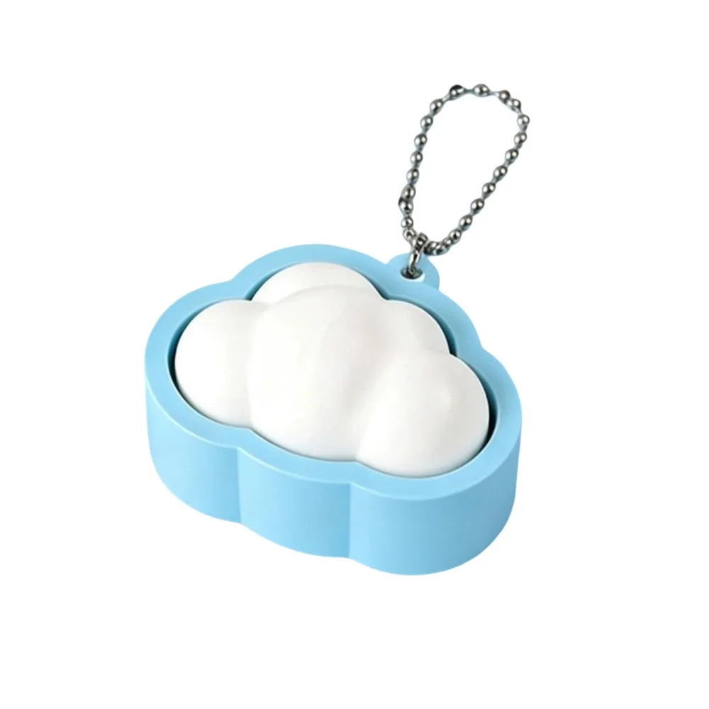 3D Printed Cloud Clicker Keychain Dual Color Portable Key Accessory Bouncy Design Lightweight Stress Reliever Daily Carry
