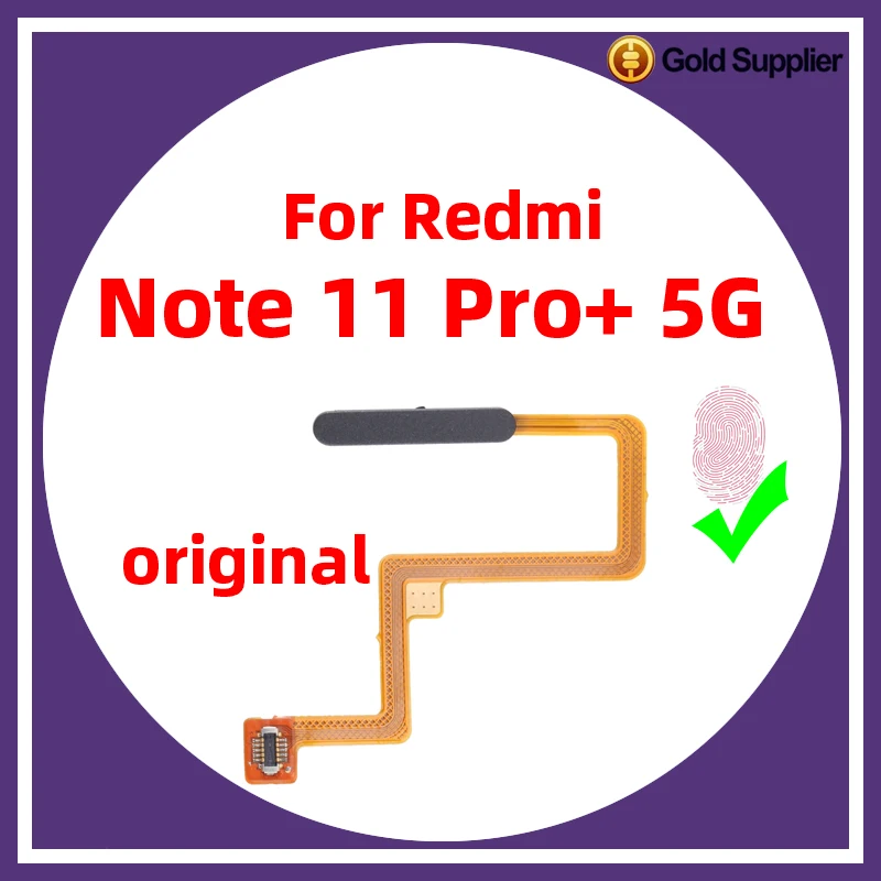 

Оригинал для Xiaomi redmi note 11 pro plus датчик отпечатков пальцев Главная Кнопка возврата Меню Кнопка питания гибкий ленточный кабель