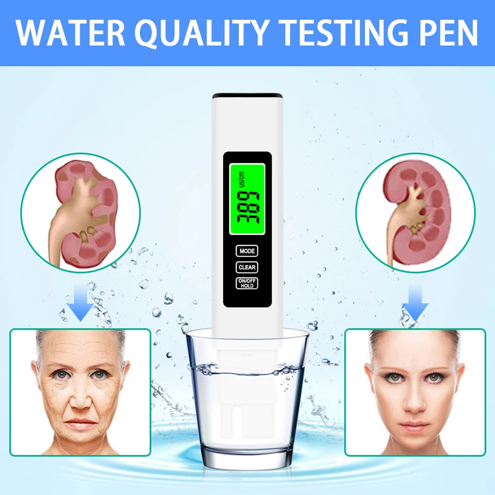

Portable 3 In 1 Water Quality Tester Household Water Quality Tester For Aquariums
