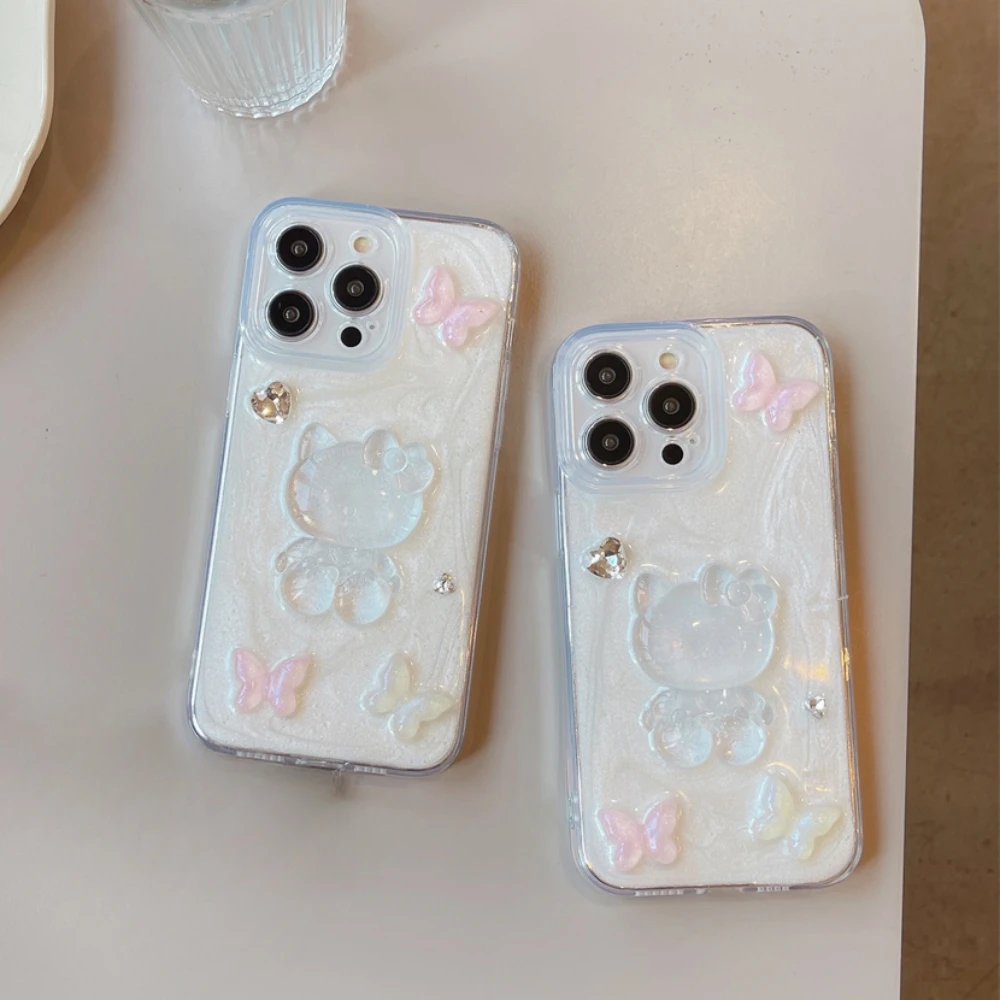 Fundas de teléfono 3D con dibujos animados de Anime, carcasa transparente anticaída para IPhone 11, 12, 13, 14 Pro Max