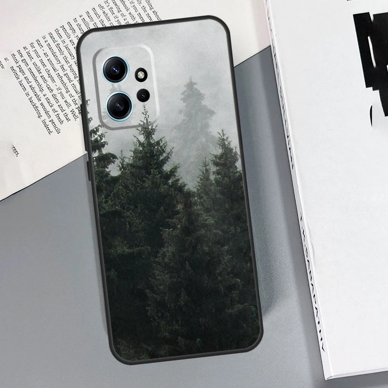 Forest Trees Mountain Case For Xiaomi Redmi Note 11 Pro Note 12 8 9 10 Pro 12S 10S 11S 9S Redmi 12C 9C 10C Capa