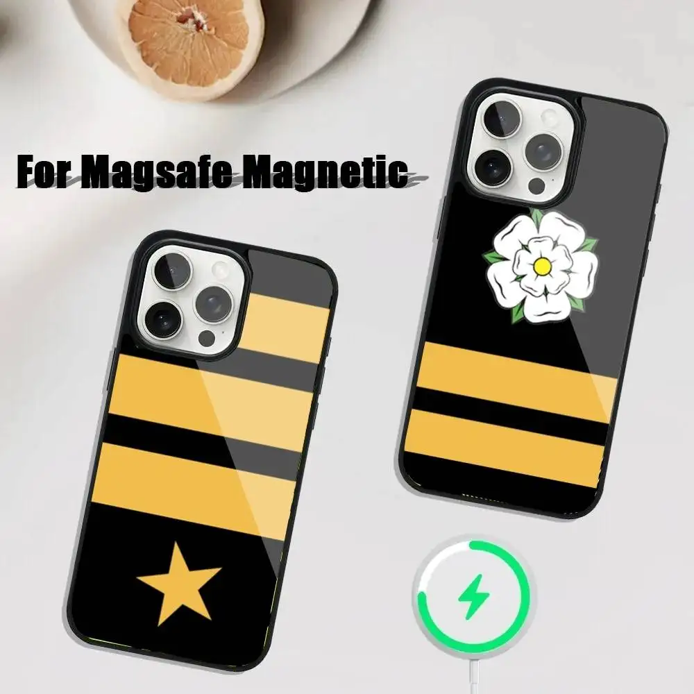 

Airplane Pilot Epaulette Phone Case For iPhone 16,15,14,13,12,11,Plus,Pro,Max Mini Magsafe Magnetic Wireless Charging