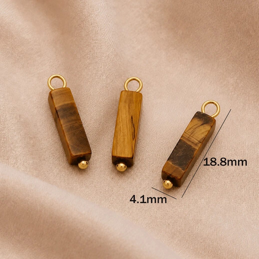 5 ชิ้น จี้คริสตัลทรงลูกบาศก์หิ - Crystal Pendant Necklace Natural Stone บทวิจารณ์และราคา