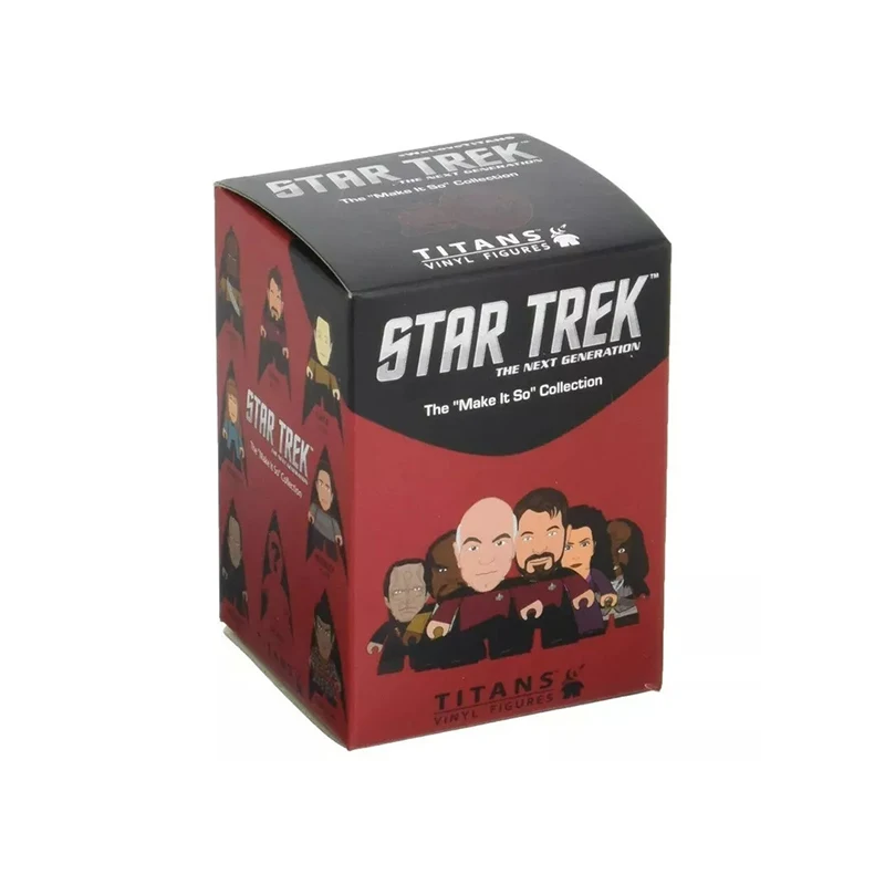 

Titans Star Trek The Next Generation The Make It So Collection Mini Vinyl Figure Blind Box Data Q Troi Yar Collectible Model Toy