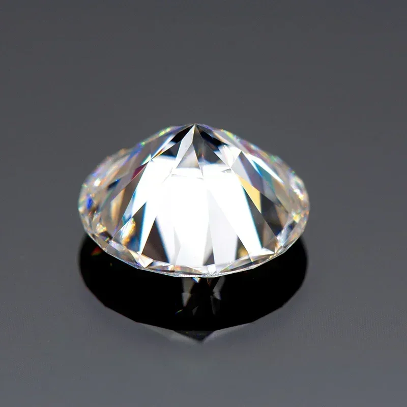 Moissanite Round Shape D Color 100 Faces Cut Nine Arrows VVS1 Bead for Charms DIY Jewelry Making Material with GRA Certificate