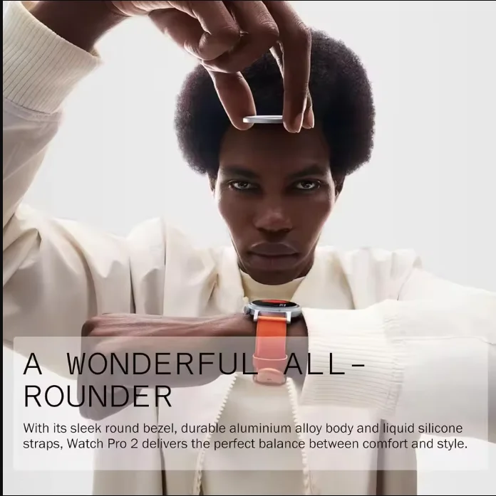 CMF by Nothing Watch Pro 2 Global Version Smart Watch 1.32" AMOLED Bluetooth 5.3 BT Calls SmartWatch with AI Noise Reduction GPS