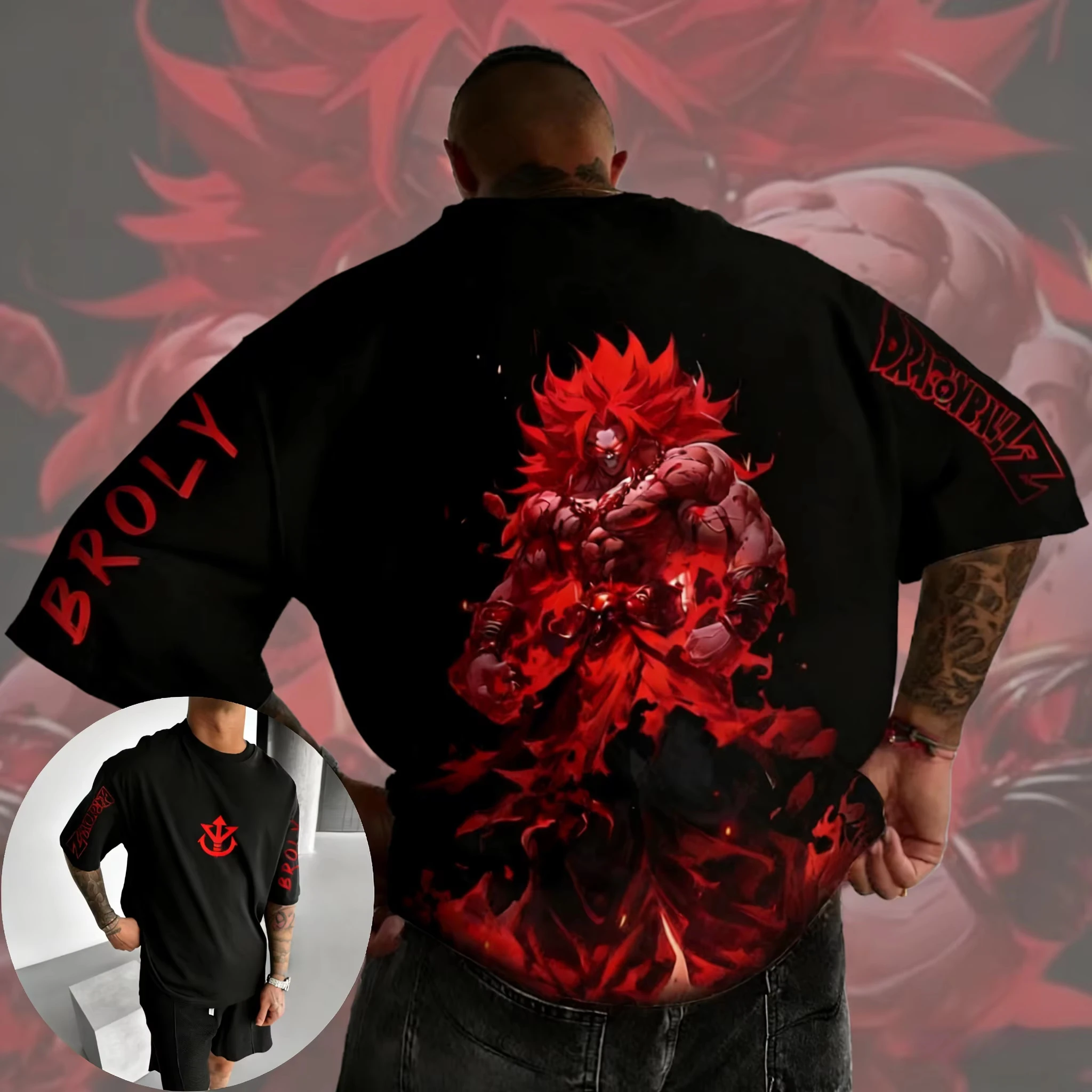 

2026 New Summer Dragon Ball 40th Anniversary Son Goku 100%Cotton Anime Printed T-shirt Extra Size Casual Streetwear Unisex