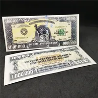 Statue of Liberty Card US One Million Dollars Fake Money Paper Bills Banknotes Non-currency Dollar