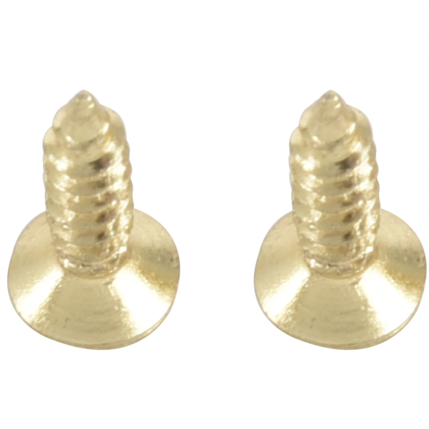 (AD10) Pickguard Bracket Mounting Screws for Gibson Les Paul Electric Guitar Repalcement( Pack of 2) (Gold)