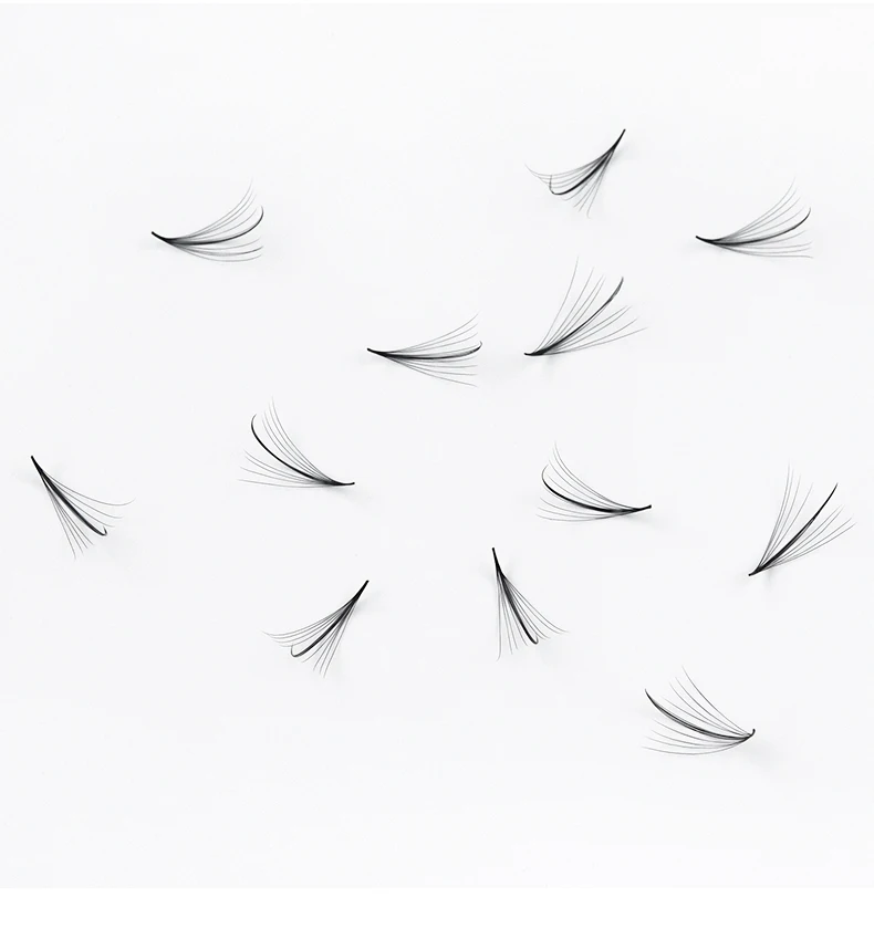 SongLash 5D/9D 05/07 Dicke 9–18 mm, vorgefertigtes Volumen, Wispy Fans Wimpern, handgefertigt, natürliche falsche Wimpern – Detail 10