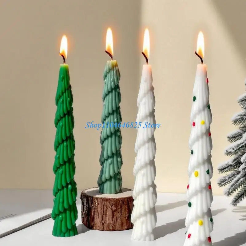 

Christmas Pillar Silicone Mold Christmas Tree Silicones Mould
