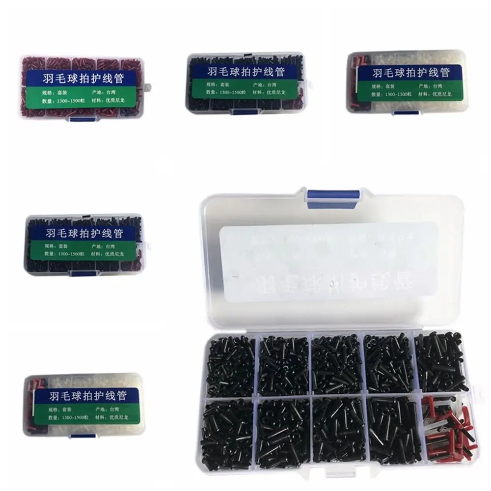 Nylon Badminton Racket Grommets Joint Holes Long-lasting Badminton Racquet Eyelets Single Double Lightweight