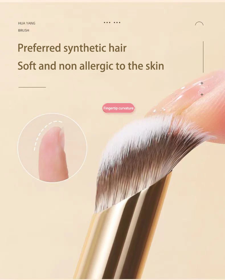 WOKO Double Head Concealer Brush Finger Concealer Makeup Brush & Tip Head Concealer Brush Facial Blemish Coverage Makeup Tool – Detail 9