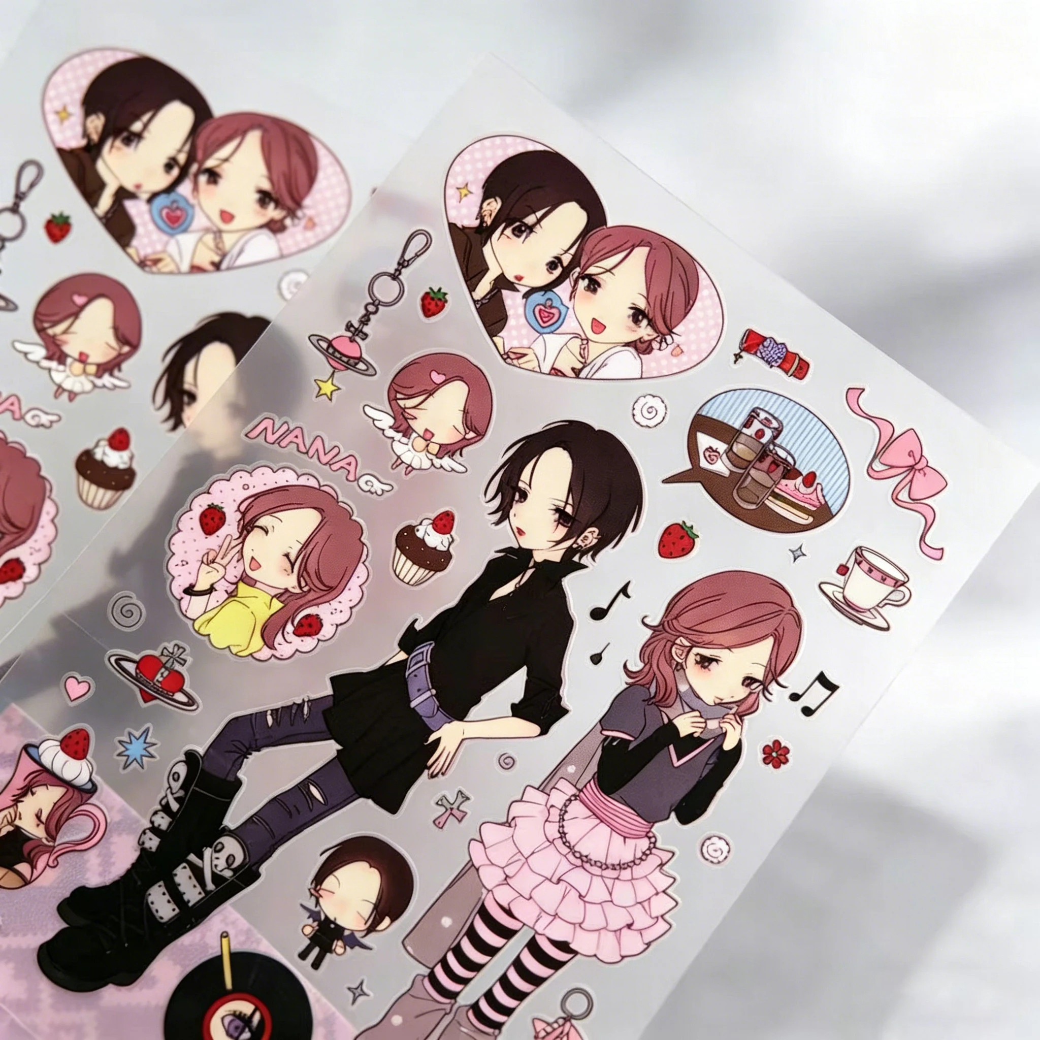 Cute Japanese-style Sticker Comic 'Another Me' Peripheral DIY Journal Stickers Cute Girl Style Ins Decoration Stickers Cute Gift view 3