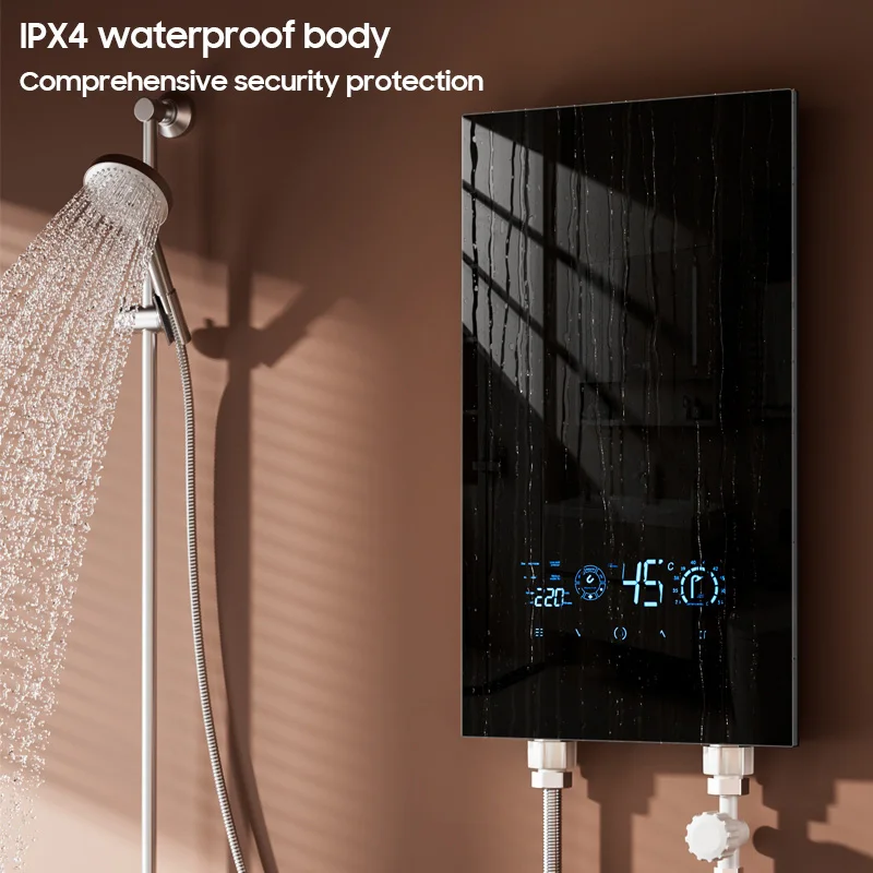 8kW 12kW スマートバスルームシャワー タンクレスインスタント電気給湯器 家庭用