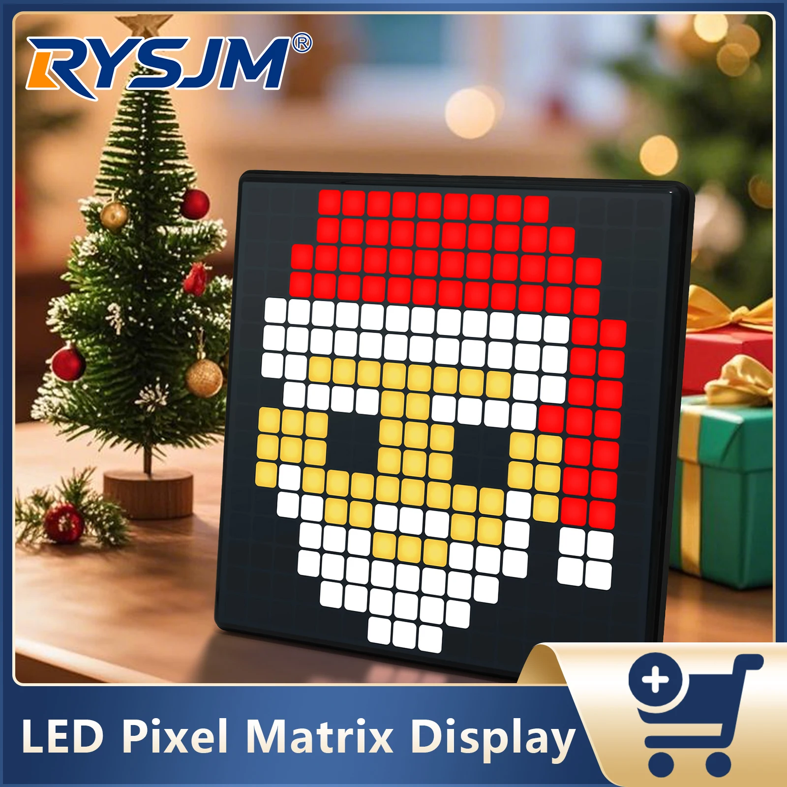 Panel de visualización LED Pixel Matrix, pantalla programable, pantalla de arte de píxeles, control por aplicación, pantalla inteligente RGB, decoración del hogar