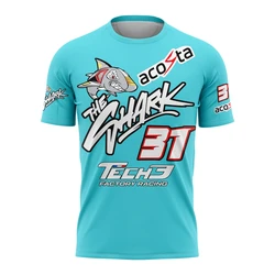 2024 New Motorcycle Race No. 31 Driver Acosta Fan t-shirt estiva da uomo Quick Dry Sports Outdoor Leisure