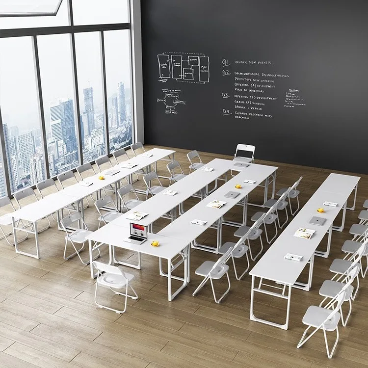 

Training conference table, tutoring class, desk and chair combination for primary and secondary school students, double meeting