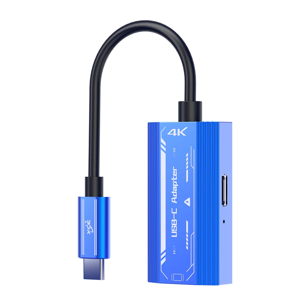 XREAL Rokid Air AR 안경용 알루미늄 합금 케이블, 스위치, 스팀 데크, ROG Ally용, 삼성 S22, S23 용, 4K 60Hz USB C to C타입 케이블