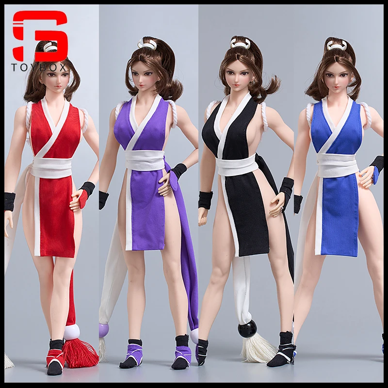 In Stock cdtoys cd054 1/6 Scale Mai Shiranui Costume Cosplaye Clothes Model Fit 12'' Female Soldier Action Figure Body Dolls