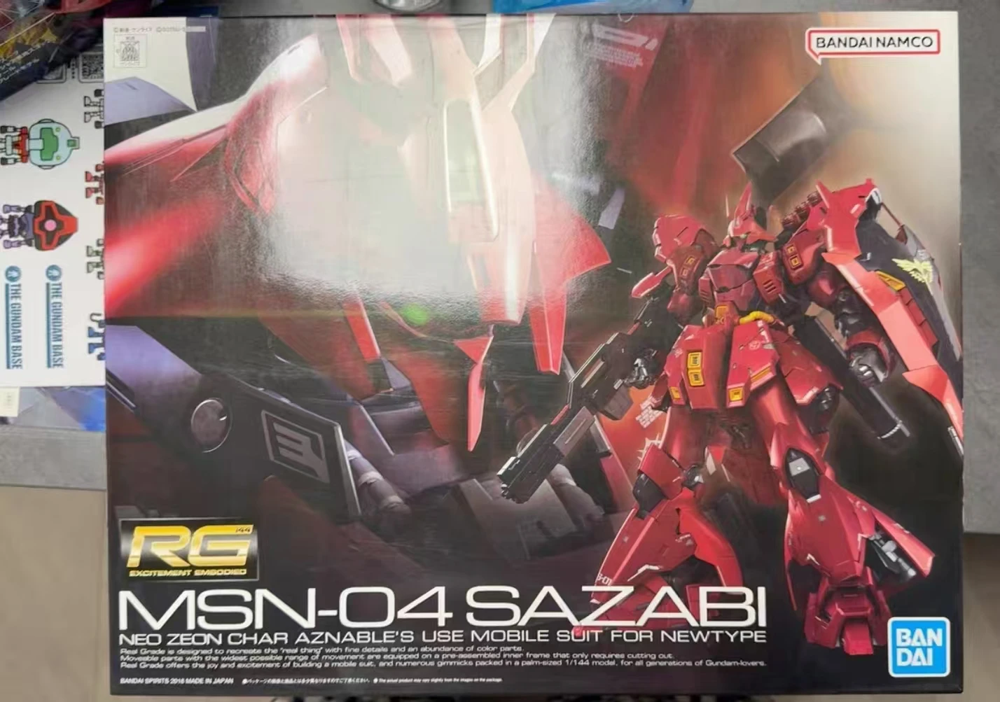 

In Stock RG MSN-04 SAZABI Assemble model Bandai Brand and new Collectible Model In Stock